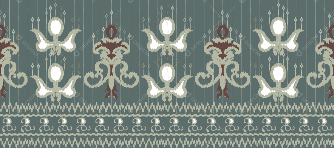 Padrão Tribal Tradicional Estilo Asteca Tapete Com Desenhos Coloridos Vetor EPS