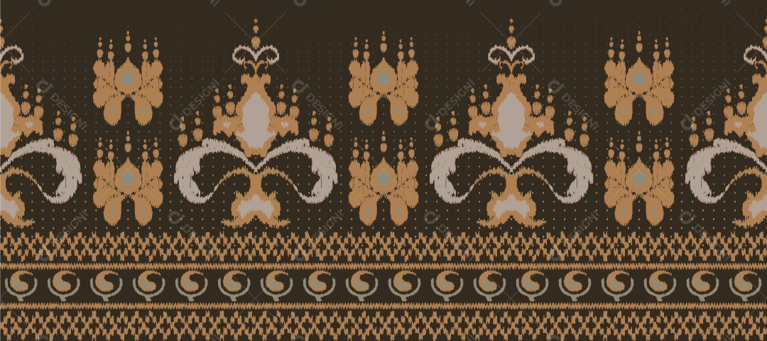 Padrão Tribal Tradicional Estilo Asteca Tapete Com Desenhos Coloridos Vetor EPS