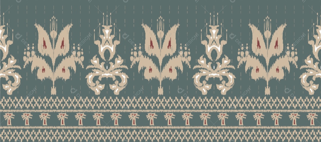 Padrão Tribal Tradicional Estilo Asteca Tapete Com Desenhos Coloridos Vetor EPS