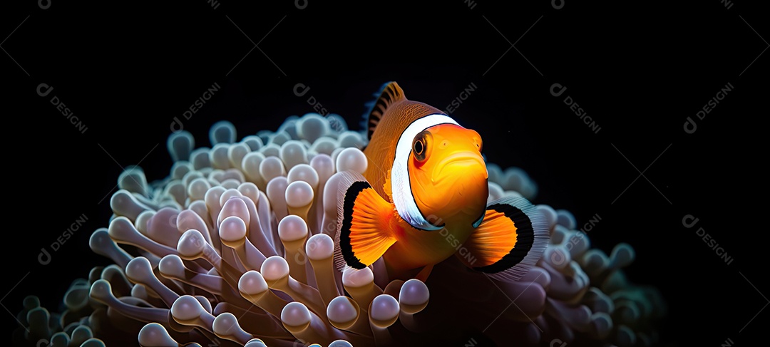 Ilustração do recife de coral