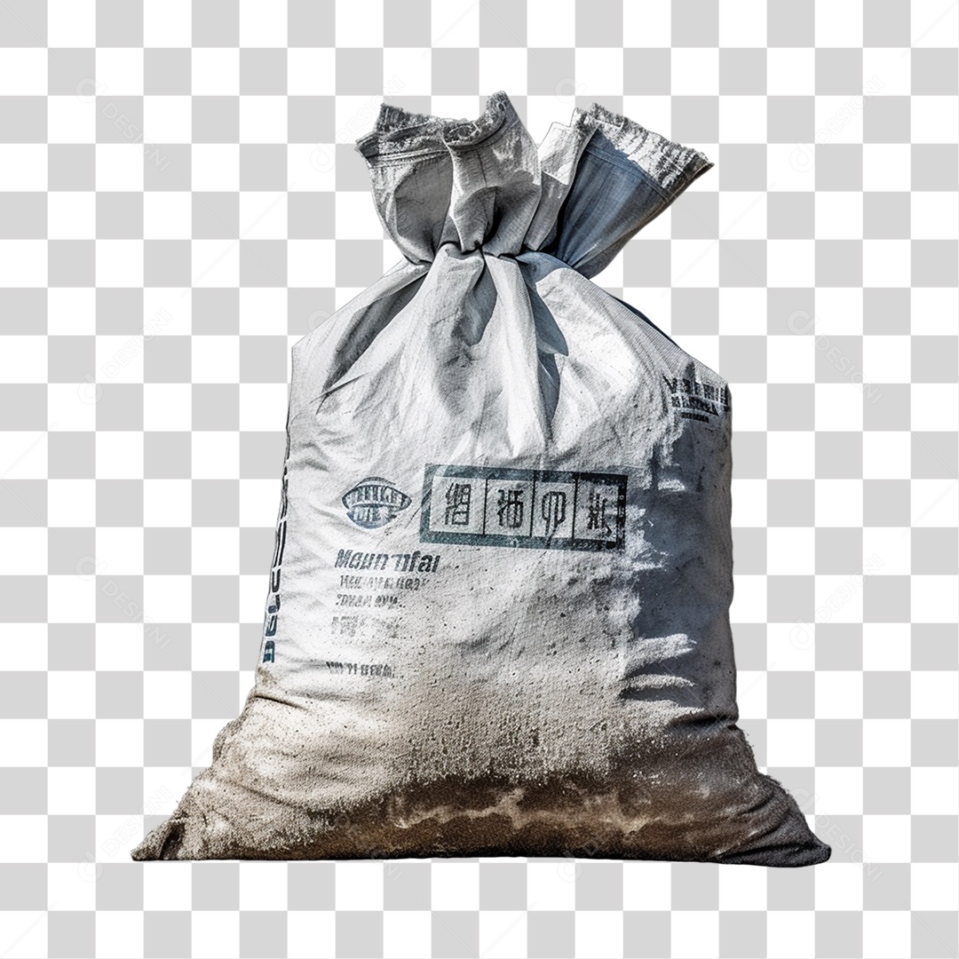 Saco de Cimento PNG Transparente