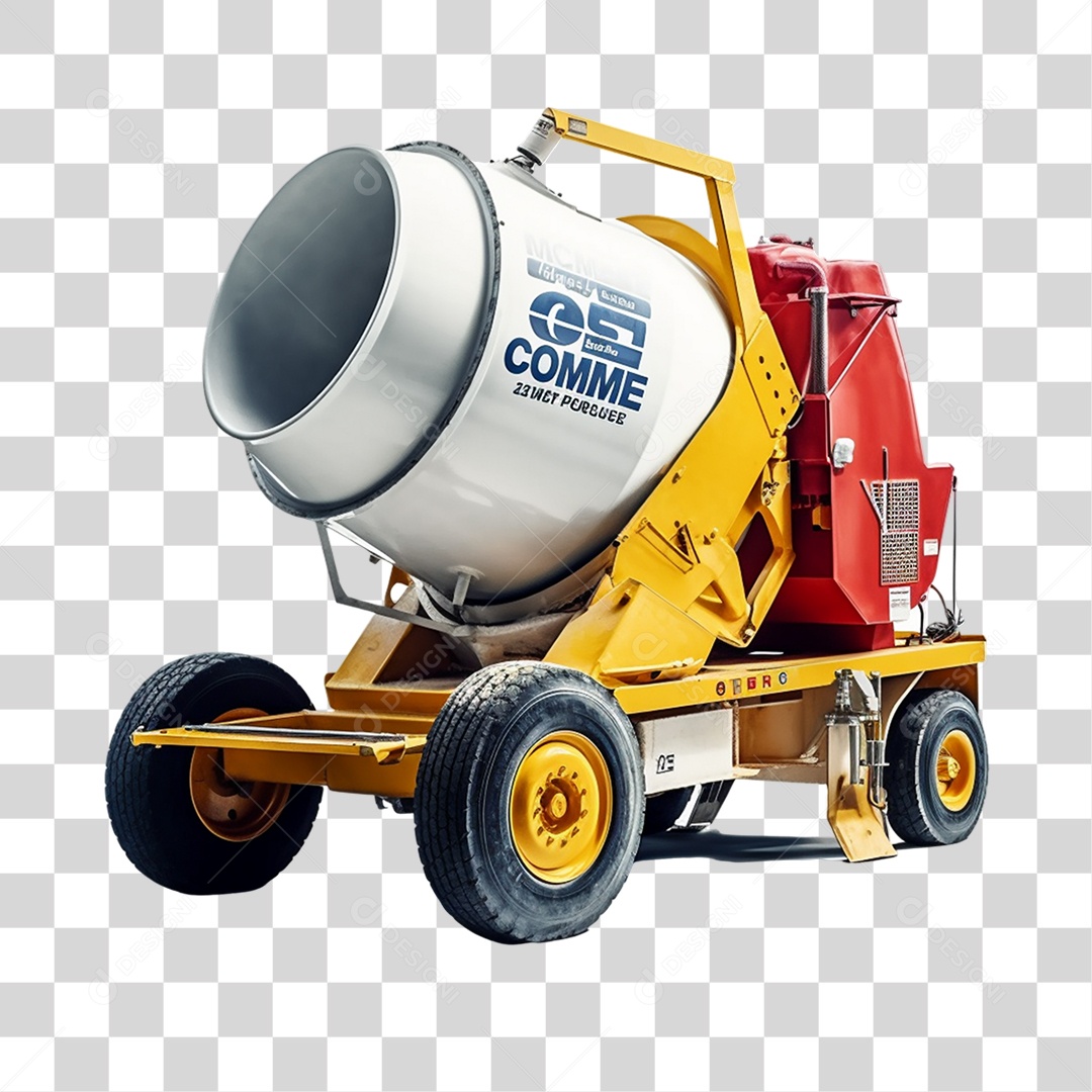Betoneira PNG Transparente