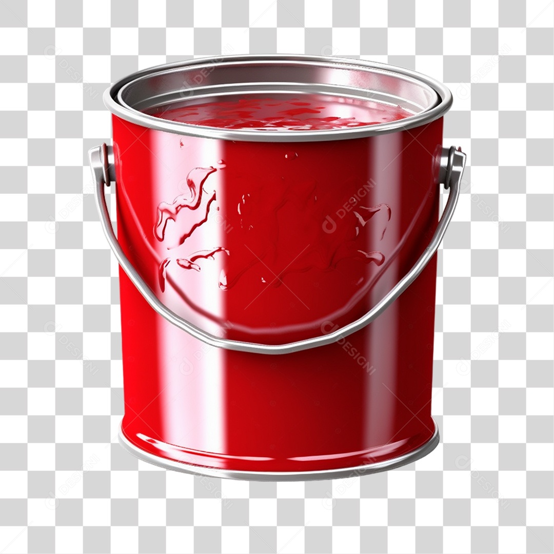 Balde de Tinta PNG Transparente