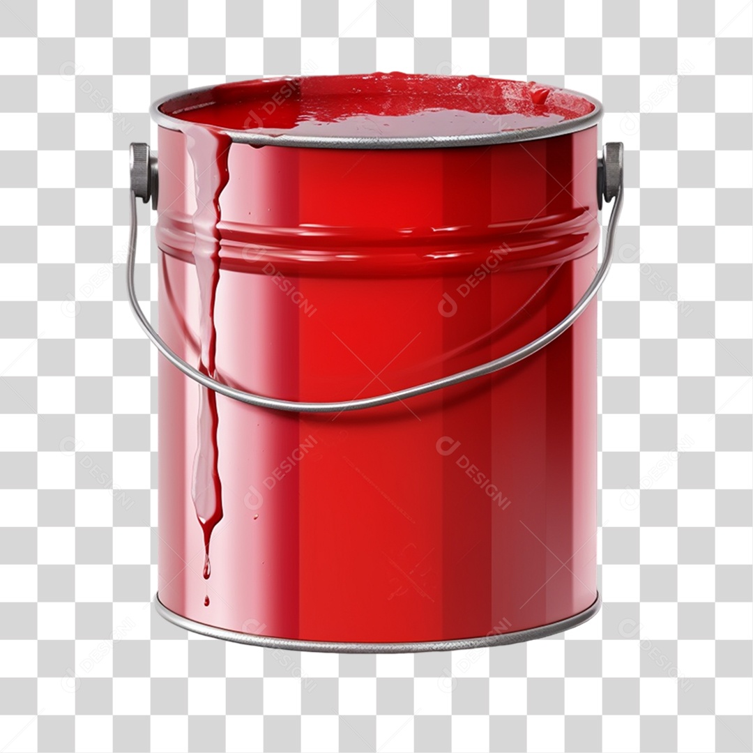 Balde de Tinta PNG Transparente