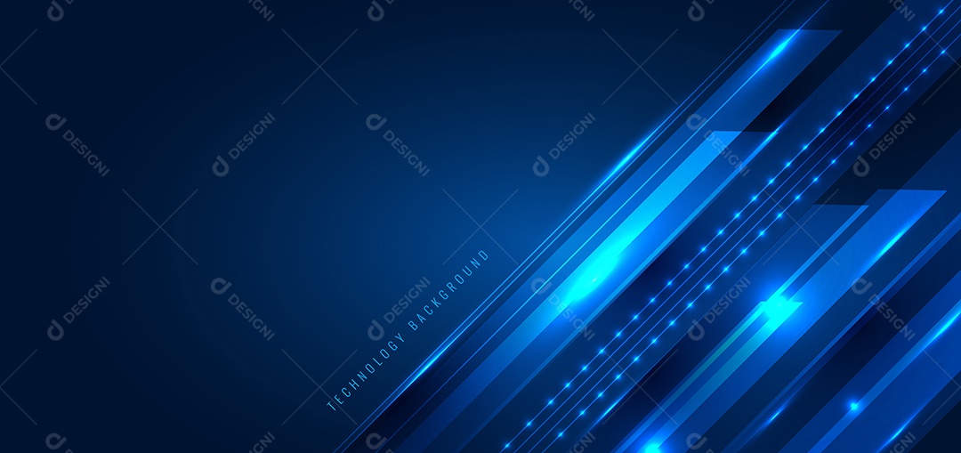 Background Futurista Digital de Tecnologia Vetor EPS