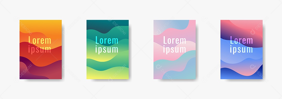 Conjunto de Capa de Brochura Vetor EPS