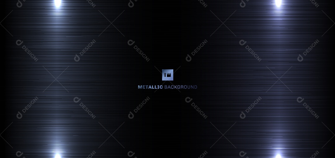 Background Metal Azul Escuro Vetor EPS