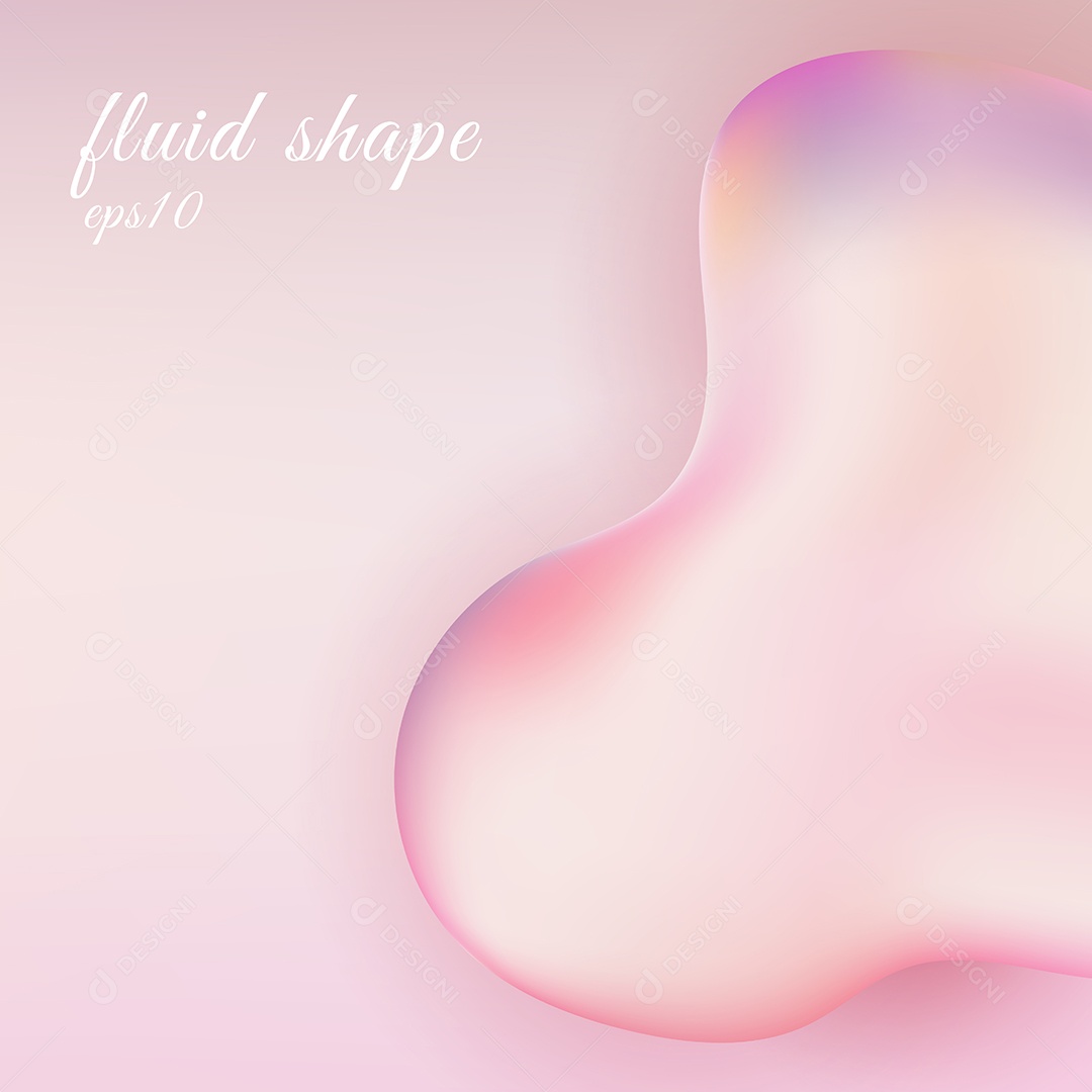 Background Na Forma Fluida Vetor EPS
