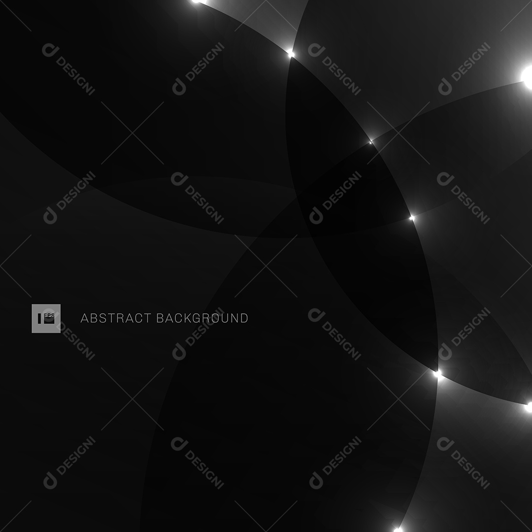 Background Abstrato Círculo Preto Vetor EPS