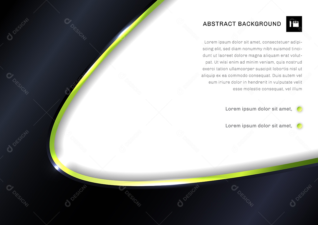 Background Modelo Azul Curvado Vetor EPS