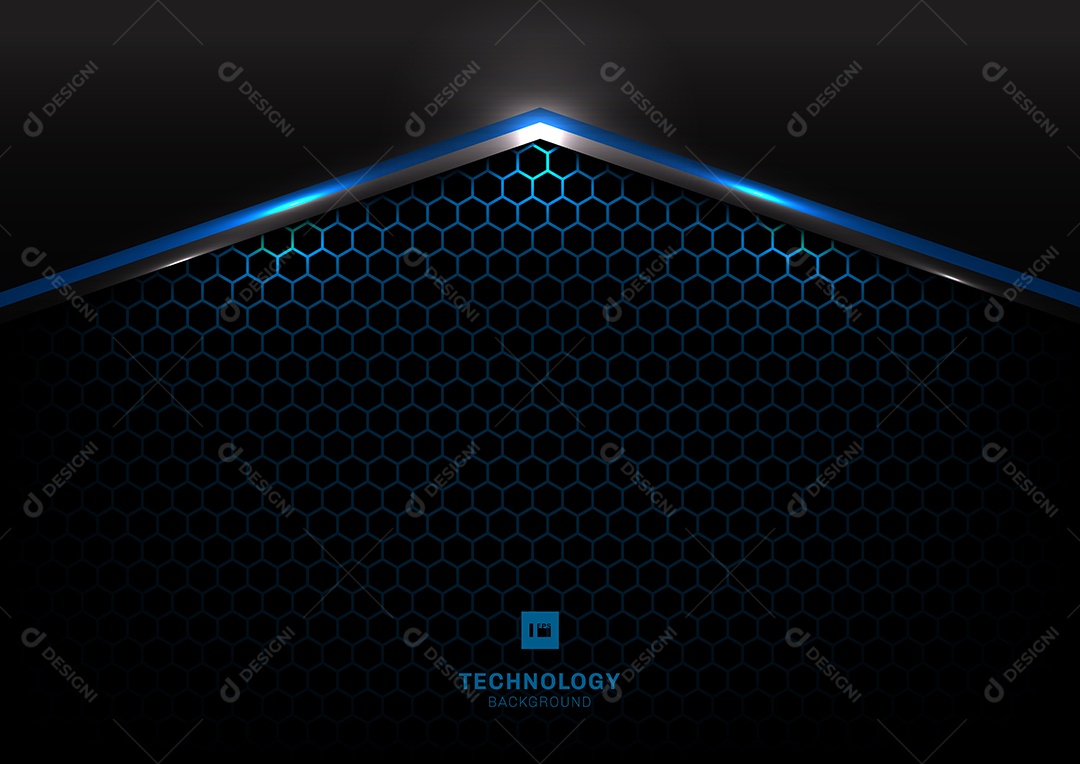 Background Conceito Futurista De Tecnologia Vetor EPS