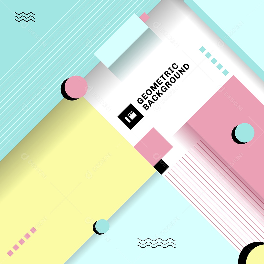 Background Geométrico Simples Vetor EPS