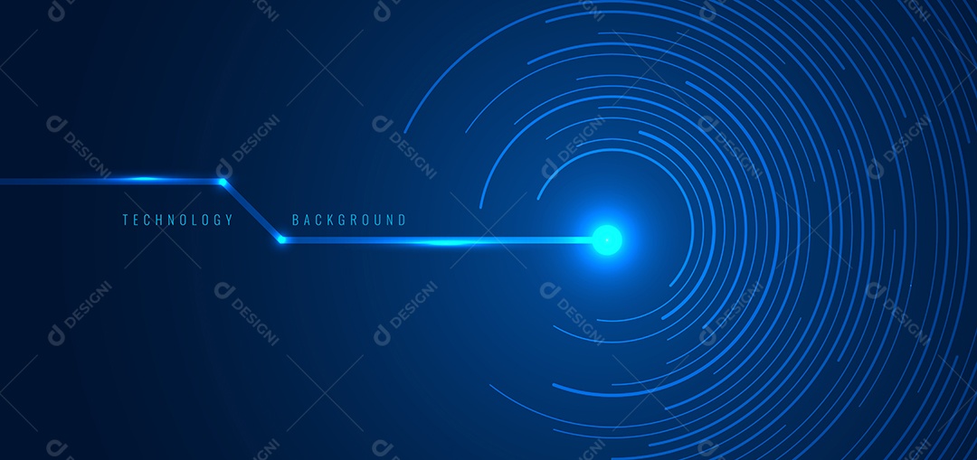 Background Futurista de Tecnologia Abstrata Vetor EPS