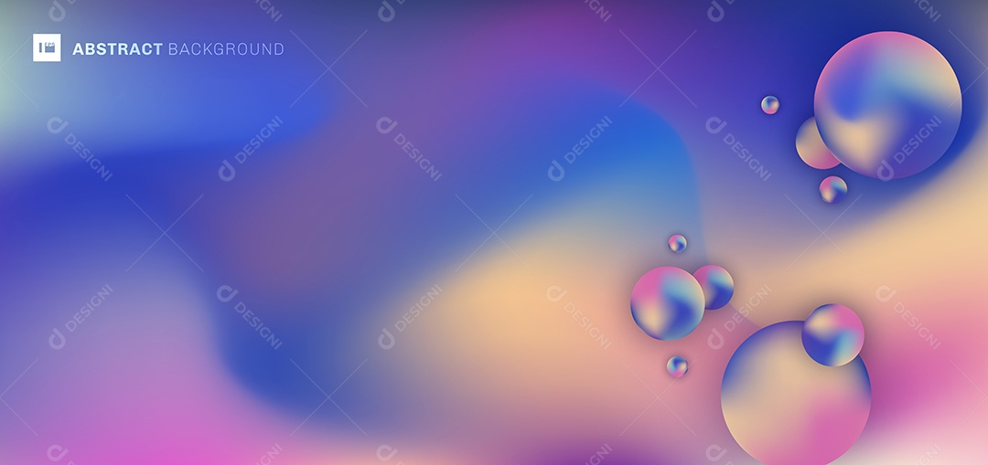 Background Cor Gradiente de Forma Fluida Vetor EPS