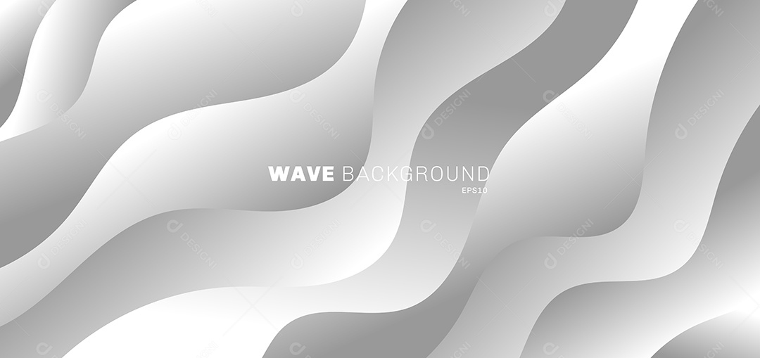 Background Formas Onduladas Abstrata Vetor EPS