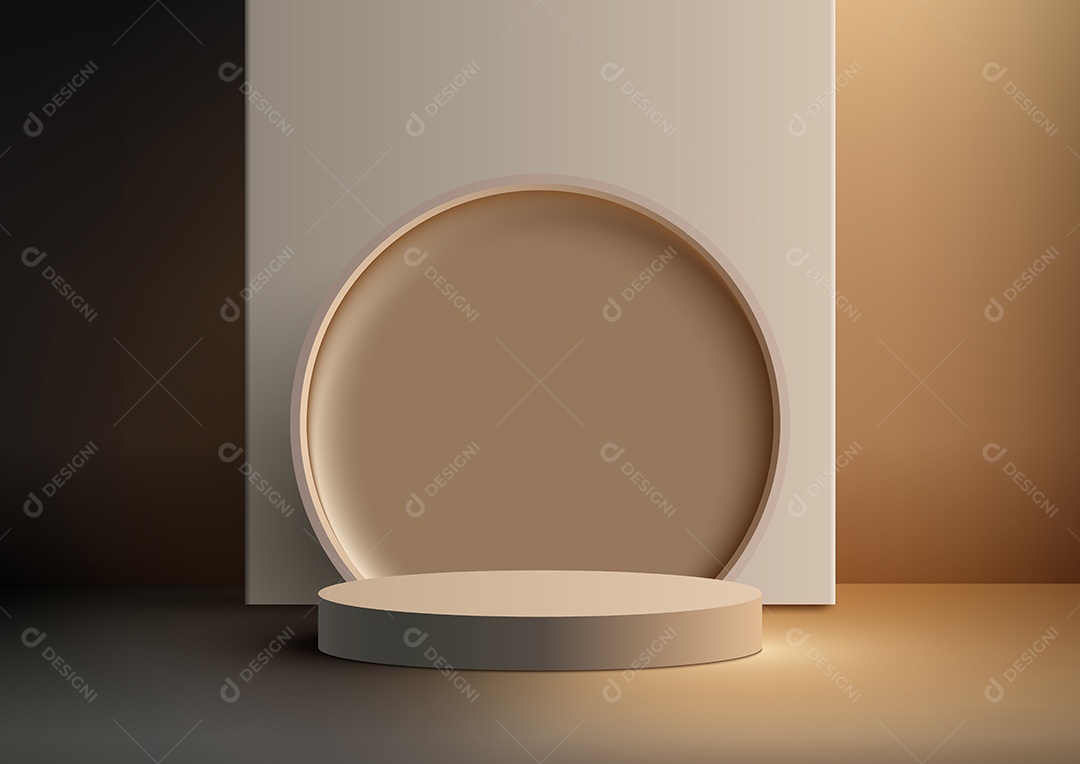 Cenário Realista Ilustração Vetor EPS