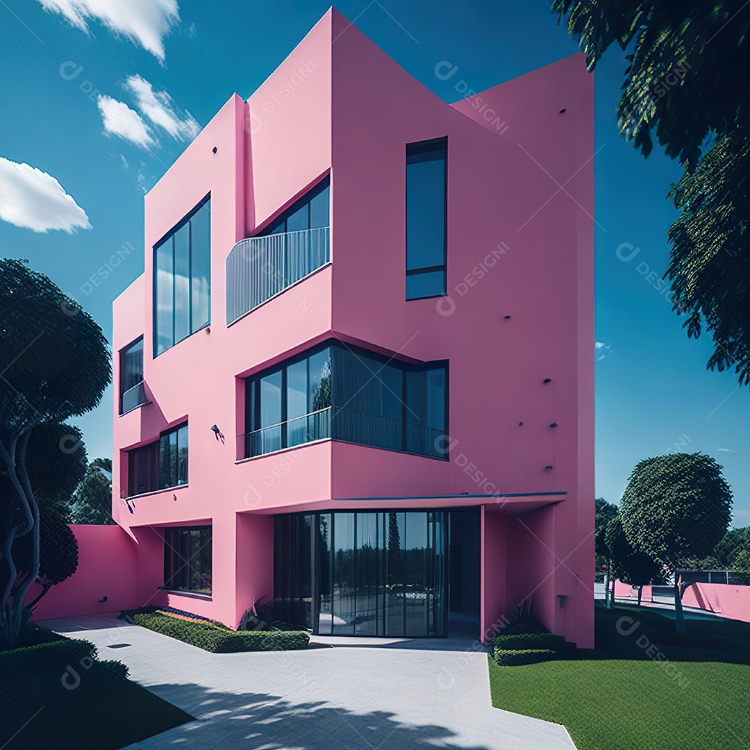 Casa rosa com design moderno e minimalista(66)_generative_ai-standard-scale-6_00x