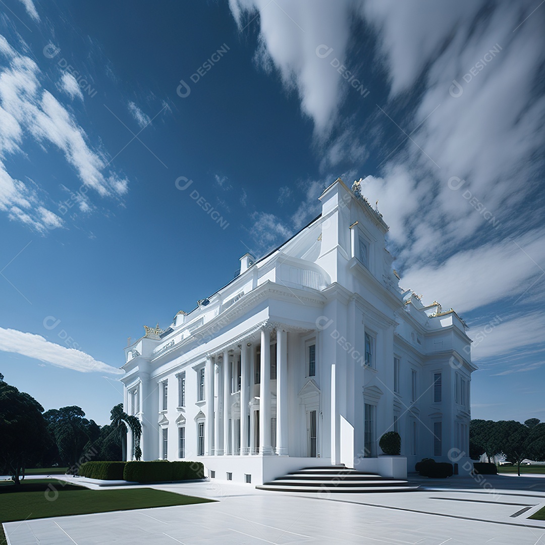 Casa com design moderno e minimalista