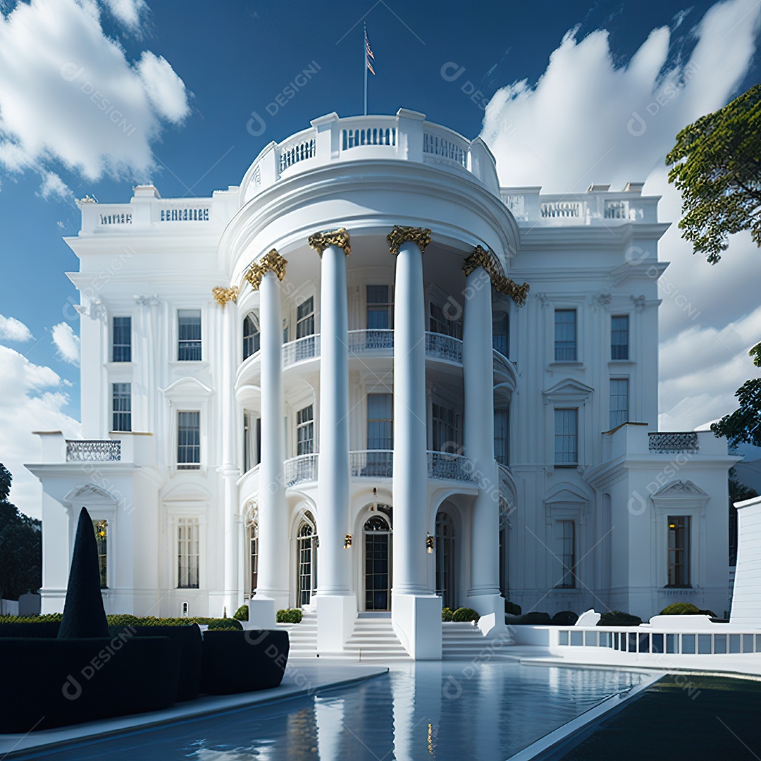 Casa com design moderno e minimalista