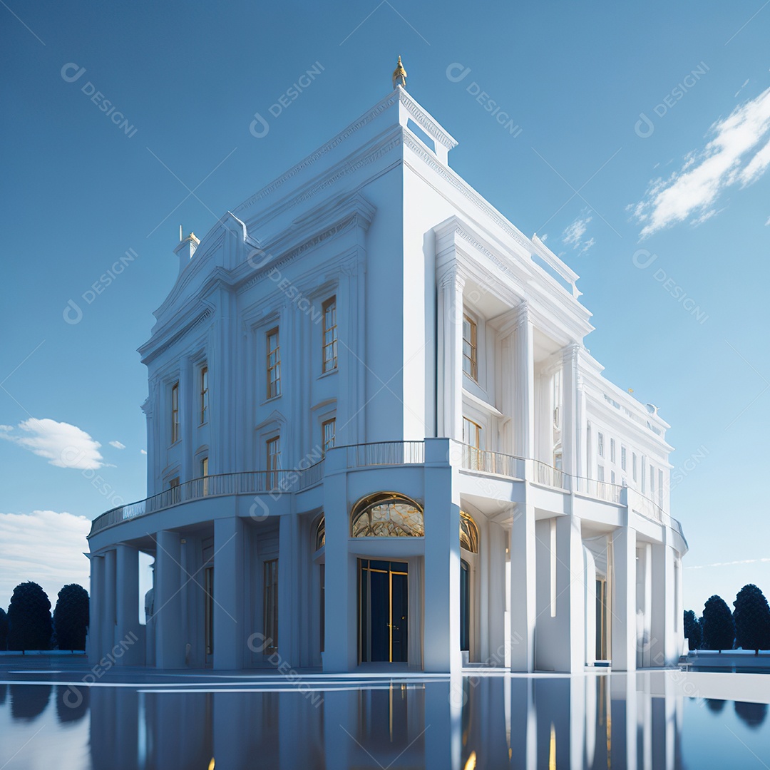 Casa com design moderno e minimalista