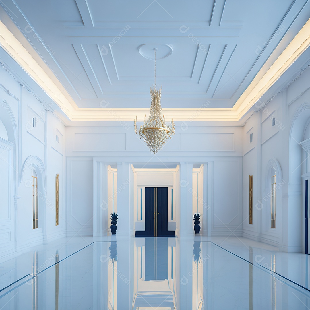 Casa com design moderno e minimalista