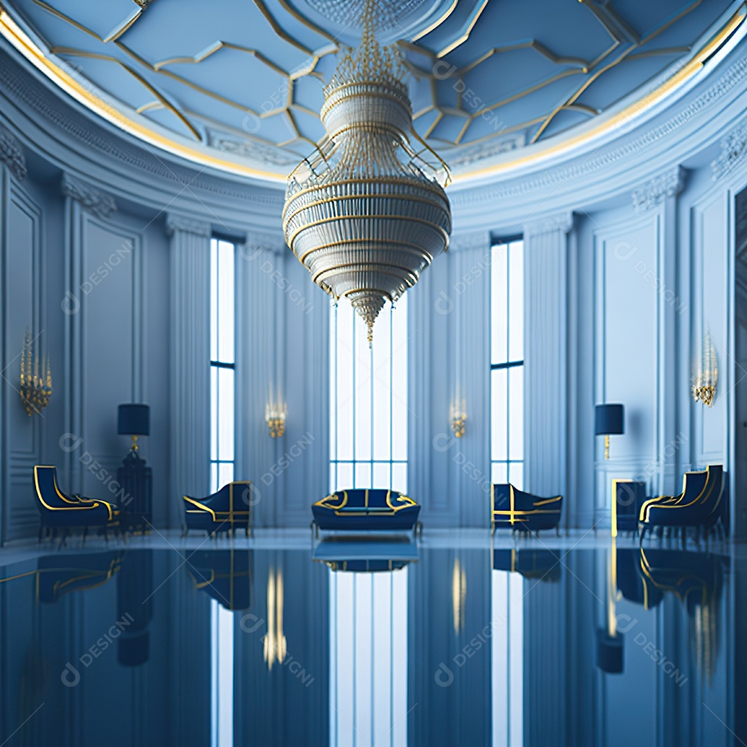 Casa com design moderno e minimalista