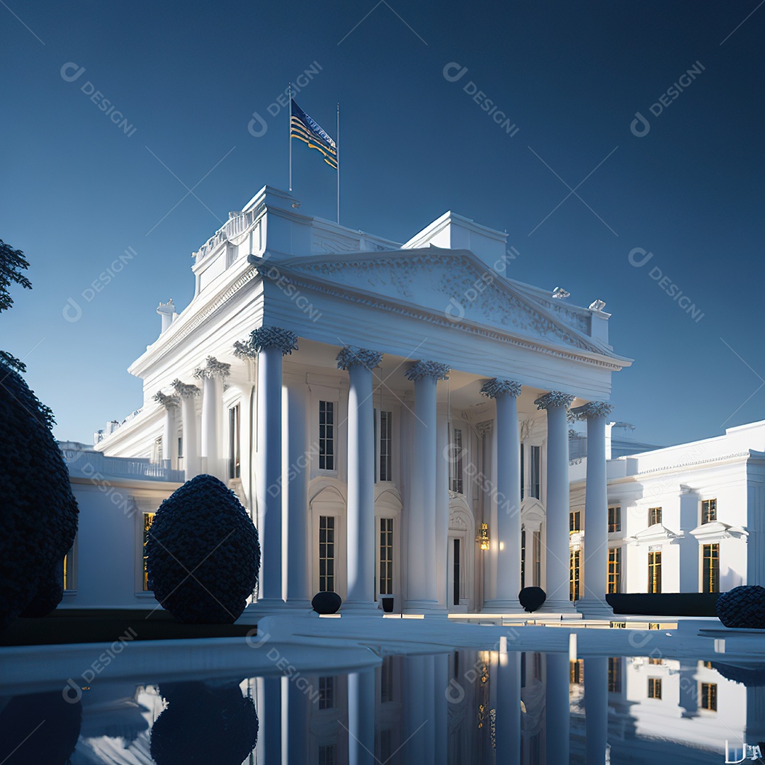 Casa com design moderno e minimalista