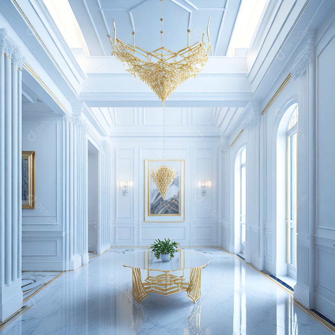 Casa com design moderno e minimalista