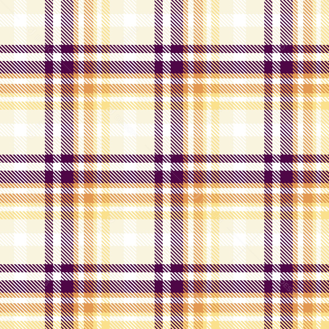 Linhas Xadrez Textura Ilustração Roxa e Laranjado Vetor EPS