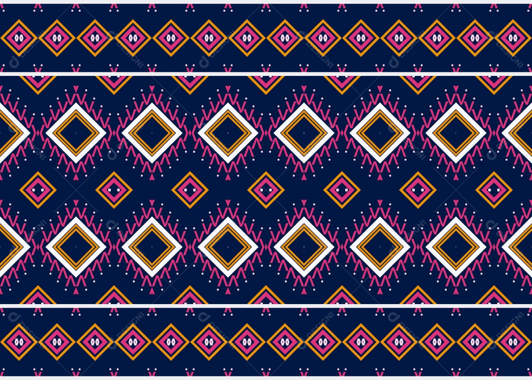 Padrão Tribal Tradicional Estilo Asteca Ilustração Roxa Vetor EPS