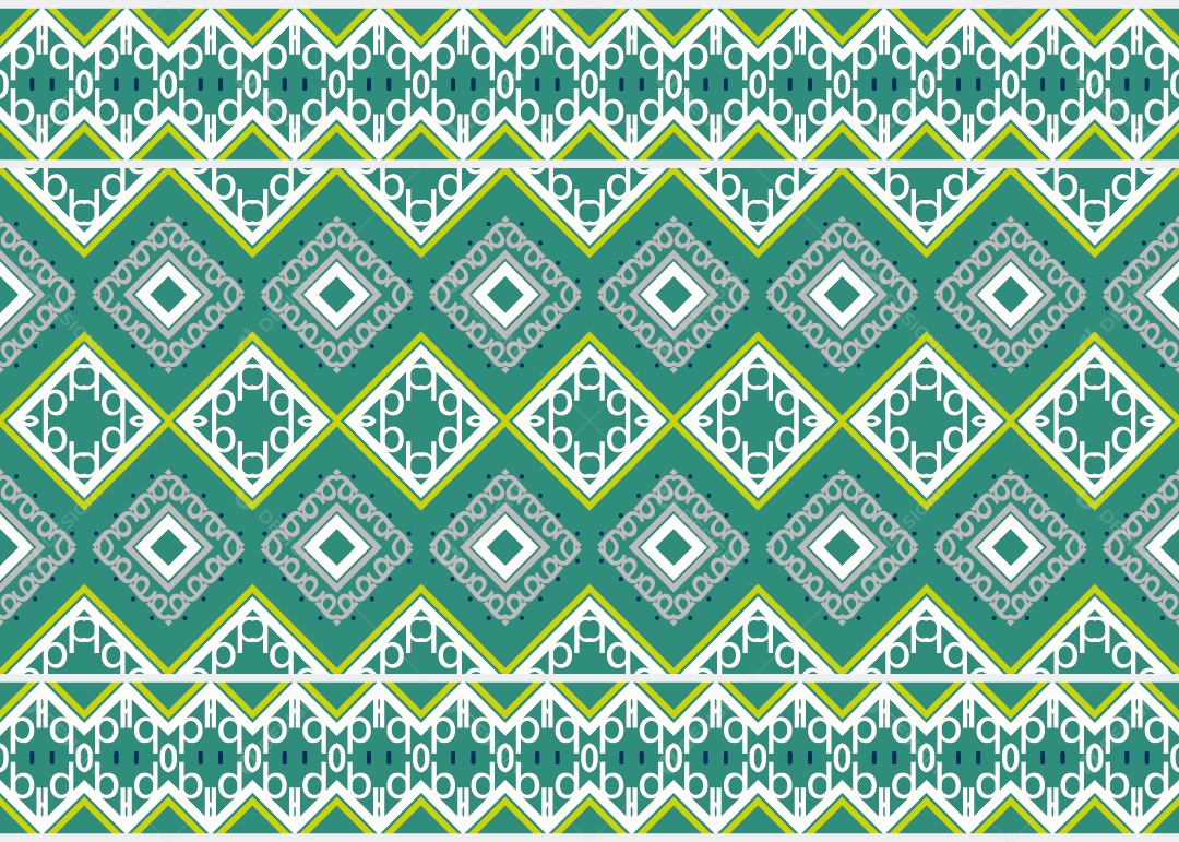 Padrão Tribal Tradicional Estilo Asteca Ilustração Colorida Vetor EPS