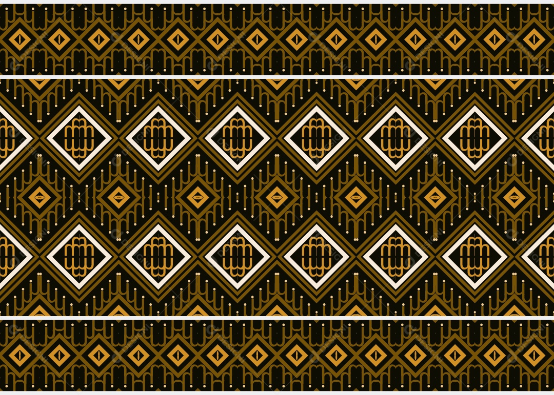 Padrão Tribal Tradicional Estilo Asteca Ilustração Colorida Vetor EPS