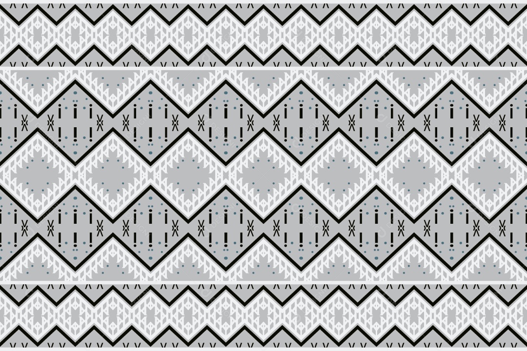 Padrão Tribal De Fundo Ilustração Cinza Vetor EPS