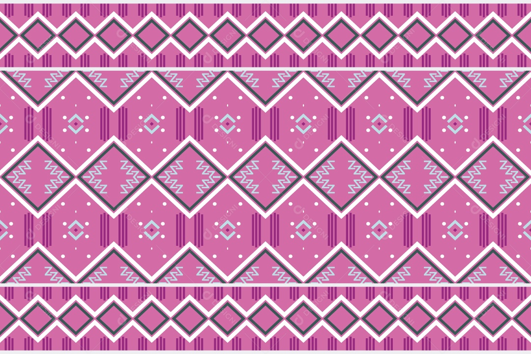 Padrão Tribal De Fundo Ilustração Rosa Vetor EPS