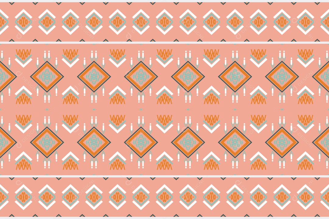 Padrão Tribal De Fundo Ilustração Rosa Vetor EPS