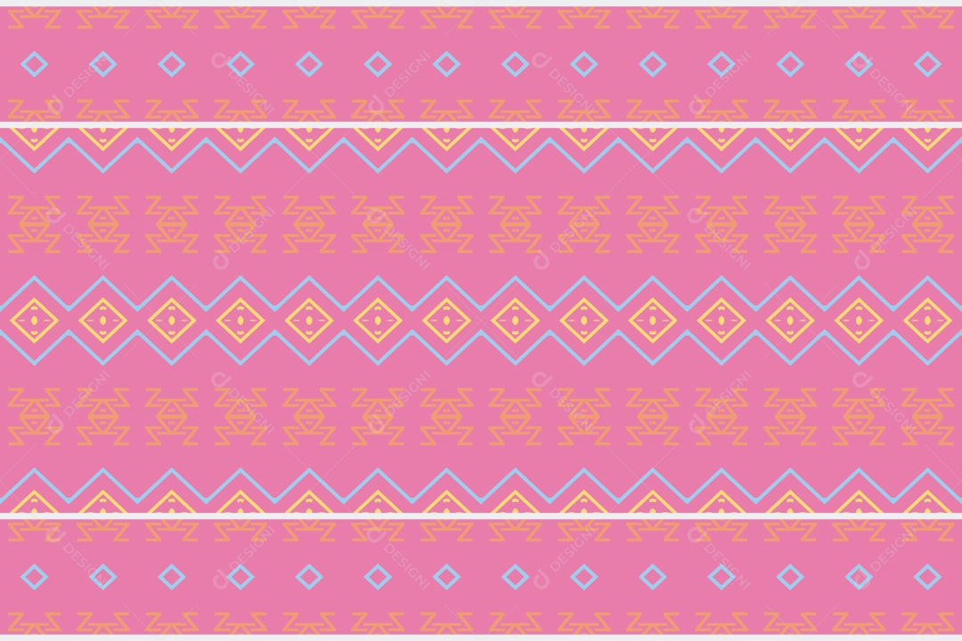 Padrão Tribal De Fundo Ilustração Rosa Vetor EPS