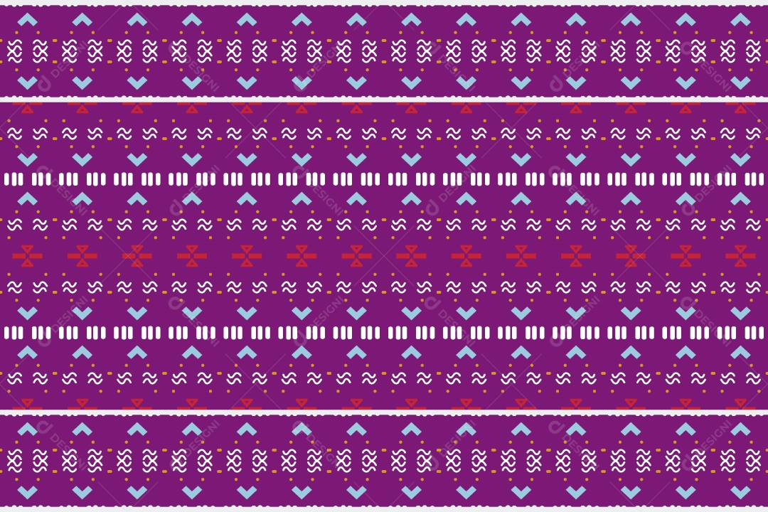 Padrão Tribal De Fundo Ilustração Roxo Vetor EPS