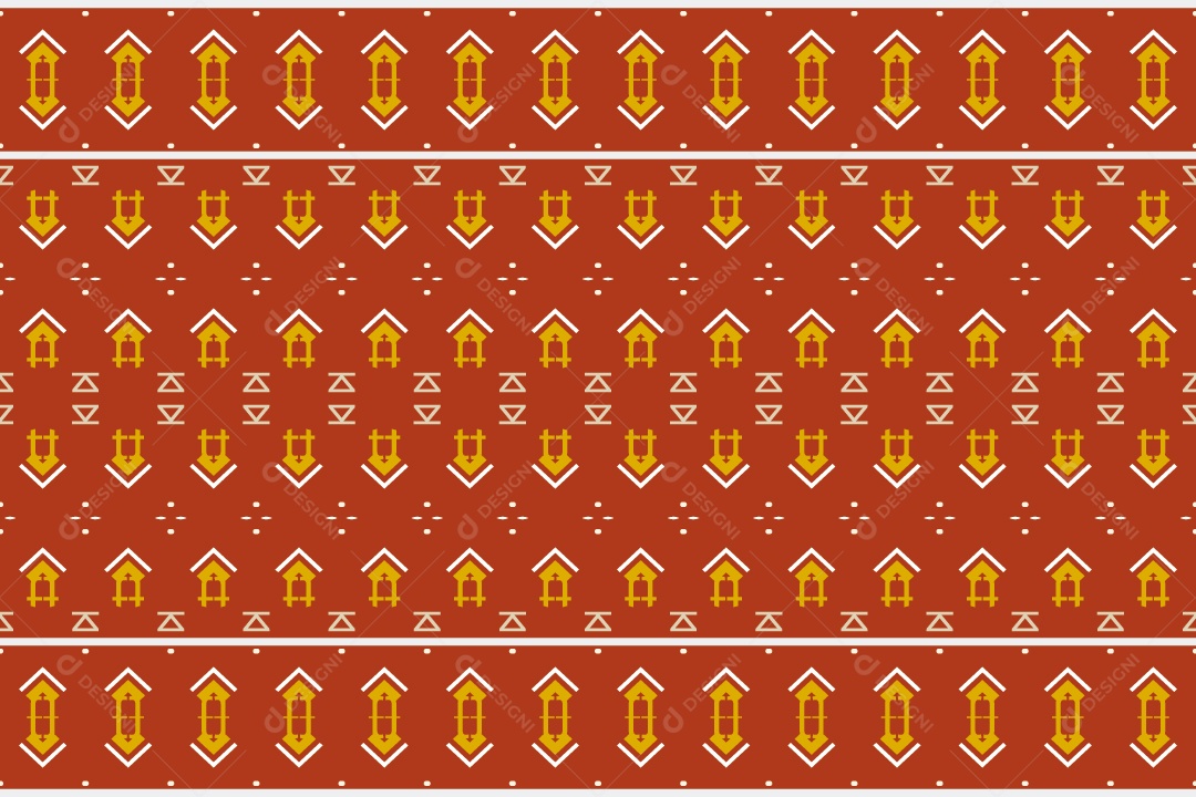 Padrão Tribal De Fundo Ilustração Colorida Vetor EPS