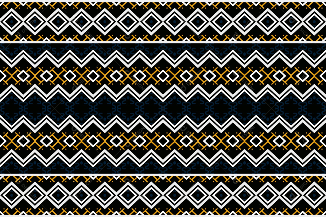 Padrão Tribal De Fundo Ilustração Colorida Vetor EPS