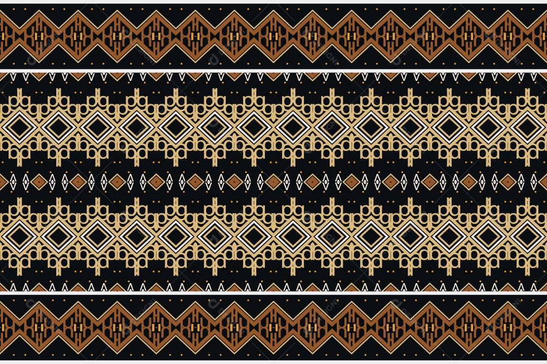 Padrão Tribal De Fundo Ilustração Colorida Vetor EPS