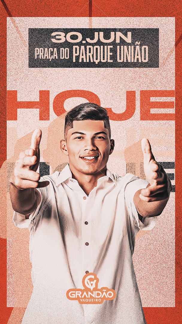 Social Media Flyer Story 30 de Junho Praça Do Parque União PSD Editável