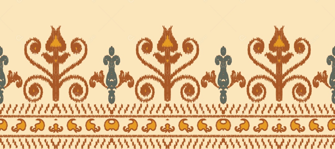 Tapete Tribal Tradicional Estilo Asteca Ilustração Colorida Vetor EPS