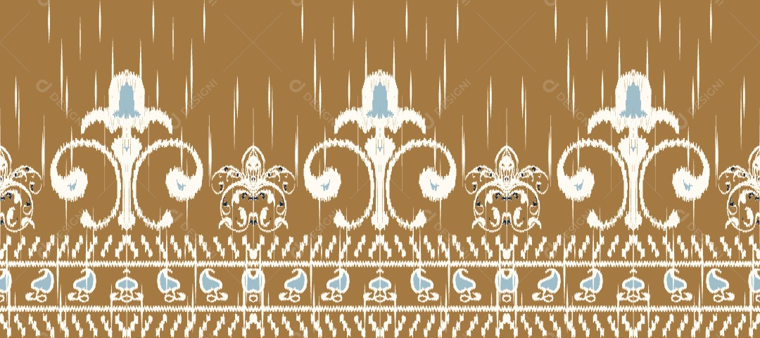 Tapete Tribal Tradicional Estilo Asteca Ilustração Colorida Vetor EPS