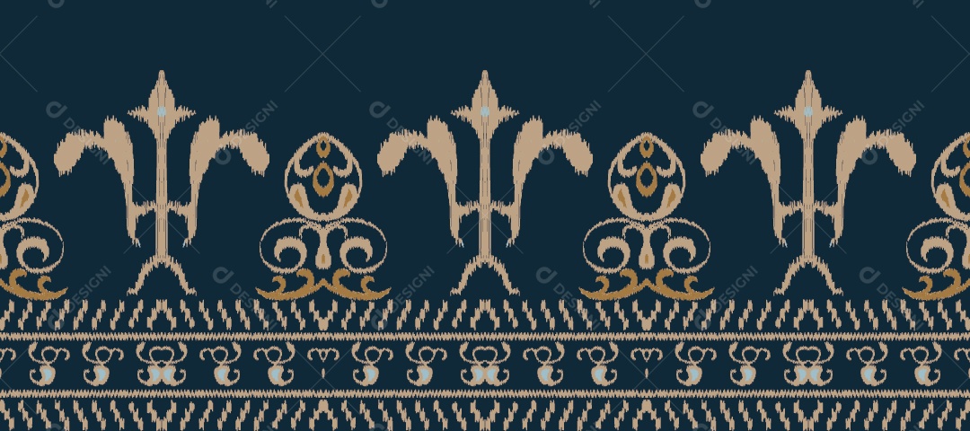 Tapete Tribal Tradicional Estilo Asteca Ilustração Colorida Vetor EPS