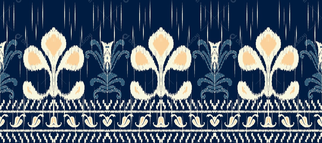 Tapete Tribal Tradicional Estilo Asteca Ilustração Colorida Vetor EPS