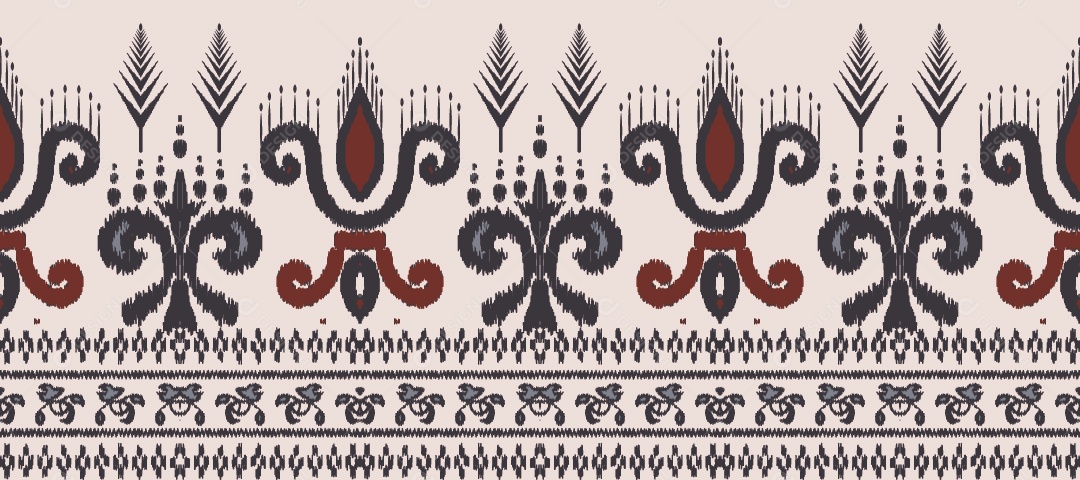 Tapete Tribal Tradicional Estilo Asteca Ilustração Colorida Vetor EPS