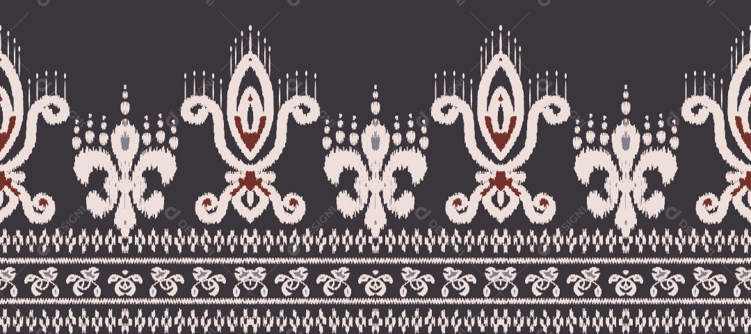 Tapete Tribal Tradicional Estilo Asteca Ilustração Colorida Vetor EPS