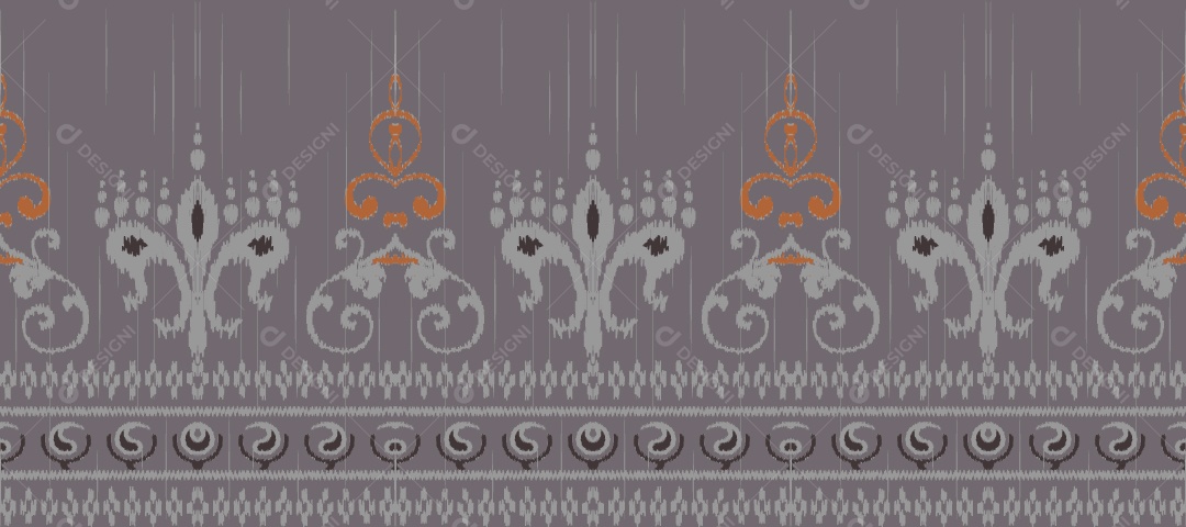 Tapete Tribal Tradicional Estilo Asteca Ilustração Colorida Vetor EPS