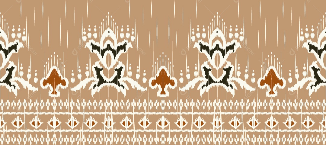 Tapete Tribal Tradicional Estilo Asteca Ilustração Colorida Vetor EPS