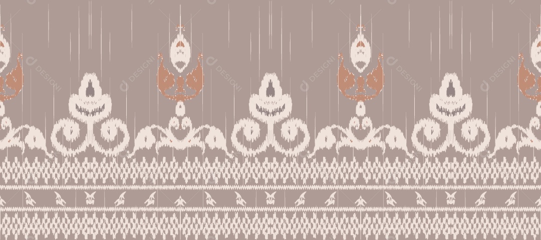 Tapete Tribal Tradicional Estilo Asteca Ilustração Colorida Vetor EPS